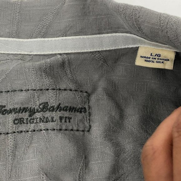 Mens Tommy Bahama Hawaiian Floral Button Down - Picture 5 of 6